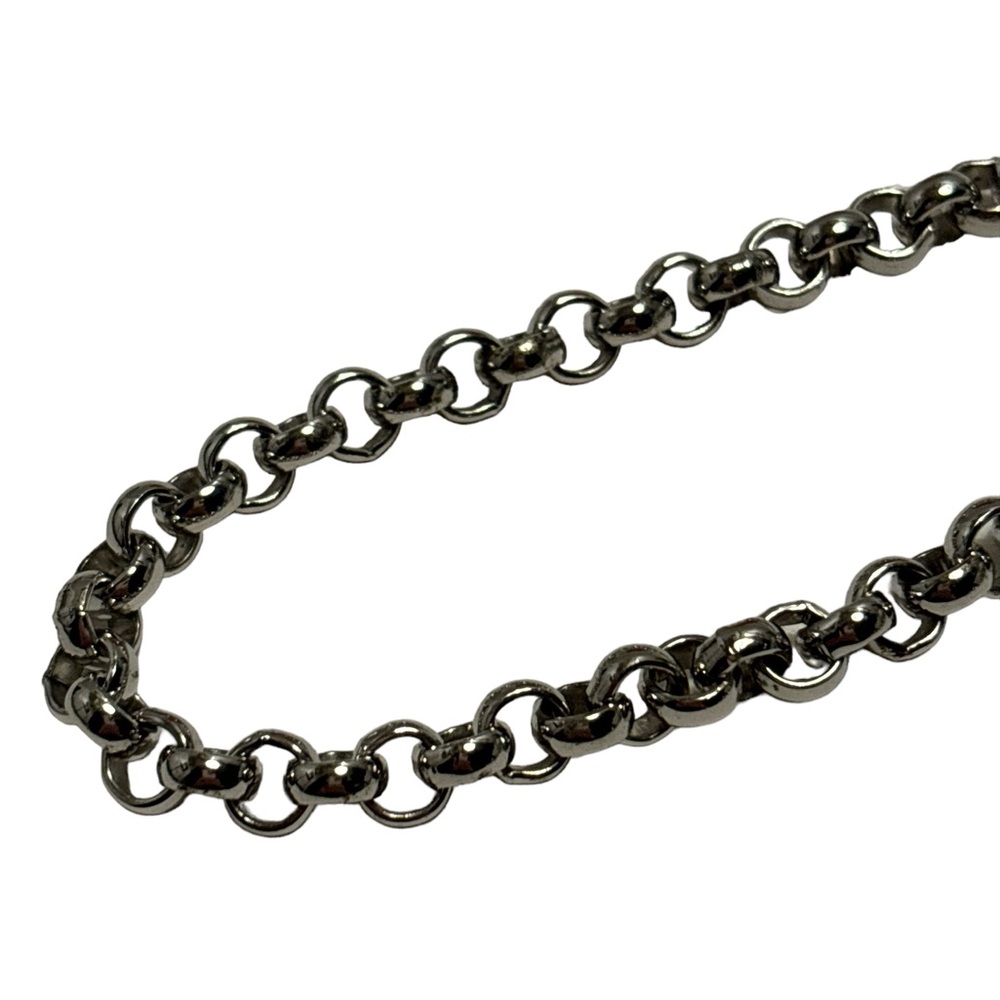 Whiting & Davis Silver Tone Linked Chain Necklace… - image 5